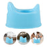 Potty Training Toilet for Boys and Portable Toilet Seat with Thickened Plastic Bowl Includes Small Potty Brush Suitable