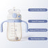 1-3 10floz NCVI PPSU Milk Straw Sippy Cup Spill Proof for Toddlers Years Old, Lightweight Baby Training Water Bottle