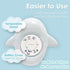 Baby Bath Tub Thermometer - Floating Whale Water Thermometer with Room Temperature - New Upgraded Mute Flashing Alert