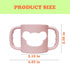 4 Pack 100% Silicone Baby Bottle Handles for Dr Brown Narrow & Wide Baby Bottles Hoder Easy Grip Self Feeding Universal