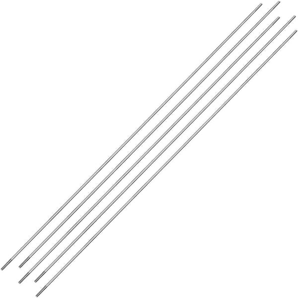 uxcell M2x300mm Pushrod Connector Stainless Steel Linkage for RC Boat, Car, Airplane, Helicopter, 5pcs