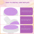Set 12pcs Trimmer FRCOLOR Baby Nail File Pads Nail Grinding Heads Electric Nail Heads Infant Nail Care Tools