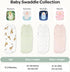Momcozy 0-3 2-Pack, Swaddles for Newborns, Quiet Fastener Swaddle Suitable for Infant Months, New-Parent-Friendly Sleep