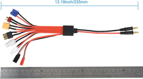 Generic 8 1 XT60/ 4.0mm XT60, EC3, (4.0mm RC Lipo Battery Charger Adapter Connector Splitter Wire in Universal