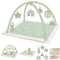 Mallify Washable Tummy Time Mat, Baby Play Gym with 6 Featured Toys,
