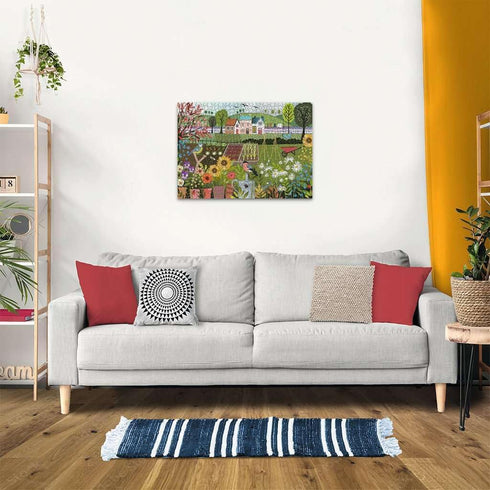 1000 Ravensburger Garden Allotment Piece Jigsaw Puzzle | Vibrant Garden Artwork | Idyllic Nature Scene | Durable