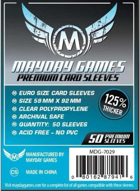 Mayday Games Premium Card Sleeves, 50 pcs