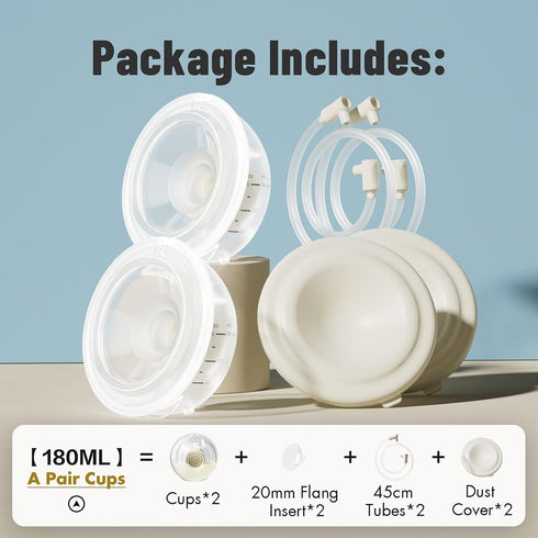 S4, 24 mm 20mm 12 oz 360 ml, 2 Phanpy Handsfree Wearable Breastmilk Collection Cups Original Phanpy Breast Pump