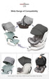 Black Car Seat Sun Shade Extender Canopy