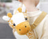 2 in 1 Monkey Toddler Safety Harness Backpack with Walking Leash Strap (Giraffe)