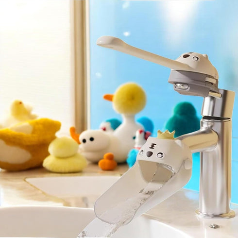 BuleVina 2PCS/Set Nozzle Faucet Handle Extender for Kitchen and Bathtub Sink, Tap & Hand Wash Helper for Sink
