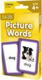 Teacher Created Resources Picture Words Flash Cards (EP62042) 3-1/8" x 5-1/8" for Learning and Education