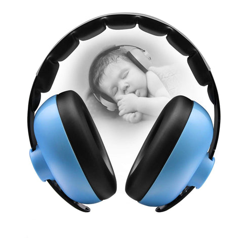 Baby Ear Protection Noise Cancelling Headphones for Babies 3 Months to 3 Years (Blue)