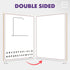 9x12 SCRIBBLEDO Hangman Board Game Dry Erase Double-Sided Whiteboard with Blank Writing Surface Hang Man Games Reusable
