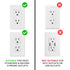 (2-Pack) GlowGuard Childproof Outlet Covers & Night Light | Secure & Tamper Resistant | Childproof, Babyproof, Toddler