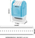 Miseyo Dashed Handwriting Lines Practice Roller Stamp - Self-Inking Line Rolling Stamps for Kids Writing - Blue