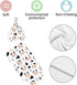Cute Cow Print Swaddle Blanket Hat Set for Boys Girls, Soft Newborn Sleeping Sack Receiving Blanket Shower Gift