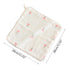 Bottone 6-Layer 28x28cm/11x11inch Baby Washcloths Soft Reusable Newborn Face Towel Baby Wash Cloths for Boys Girls