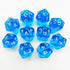 Yiotfandoll 10 Set D20 20mm 20 Pieces Polyhedral Dice Dice Acrylic Sided Game Dice for Dungeons and Dragons RPG MTG DND