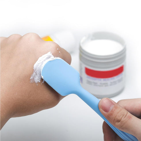 COYENRAT Portable Baby Diaper Cream Applicator Tool Soft Silicone Spatula with Convenient Suction Base for Infant Butt