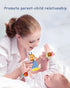 Bloobloomax Baby Rattles Toys for 0-12 Month, Infant Girl Boy Toys Set with Wrist Rattle Socks