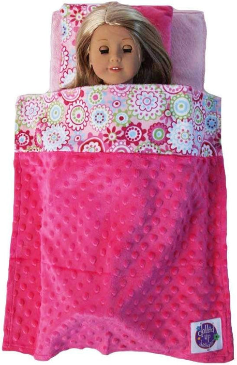 Generic 18" Set, Doll Mattress & Bedding Pink Floral