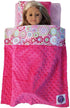 Generic 18" Set, Doll Mattress & Bedding Pink Floral