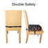 Portable Adjustable Highchair Booster Cushion for Baby Toddler Kids - Dismountable, Washable Thick Seat Pad Mat (Black)