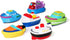 Bathtub Floating Bath Toys (6PCS) - Baby Soft Bath Time Boat Toys for Toddlers