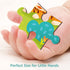 Unique Shape 24 Piece Jigsaw Puzzles for Kids Ages 3-5, Forest Animals, Wooden Puzzle with Storage Tray