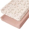 ZXYIVOO Muslin Changing Pad Cover for Baby Girls Boys, 100% Cotton Fitted Diaper