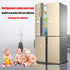 6 Pack Refrigerator Locks with 12 Keys - Child Safety Fridge Lock, Mini Fridge Lock, File Drawer Lock, Toilet Seat Lock