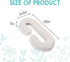 Regalo Premium Ultra Soft Pregnancy Postpartum Pillows for Sleeping, Feeding, C Shaped Full Body Maternity Pillow