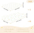 miaozhen 1 Pack 52x28 Cotton Baby Crib Sheets Soft Stretchy Pink Simple-Lined Flamingo Toddler Bed Cover for Nursery