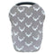 Baby Car Seat Cover with Deer Printing, Nursing Cover, Extra Soft and Extra Stretchy