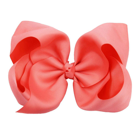 DeD 20 Pcs 8" Hair Bows Clips Boutique Grosgrain Ribbon Big Large Bows for Baby Girls Teens Kids