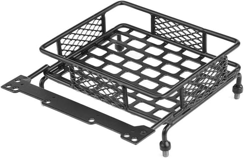 VGEBY RC Roof Rack Black Steel Luggage Tray for 1/10 RC Crawler Car and Truck Roof Rack