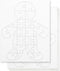 Hygloss 8.5" x 10.5" Blank Puzzles with Person Shape - 6 Puzzles for All-About-Me Activities, 26 Pieces Each