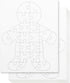 Hygloss 8.5" x 10.5" Blank Puzzles with Person Shape - 6 Puzzles for All-About-Me Activities, 26 Pieces Each