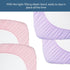 Changing Pad Cover for Girls 4 Pack, Soft Breathable Fitted Sheets for 32"x16" Diaper Change Table Pad