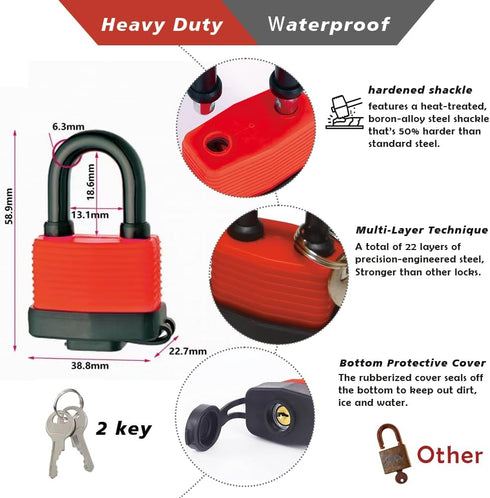 FeiTFX Water Spigot Lock for Kids, Anti-Theft Hose Lock & Hose Bib Lock, Heavy Duty Metal Guard for Garden Taps, Pool