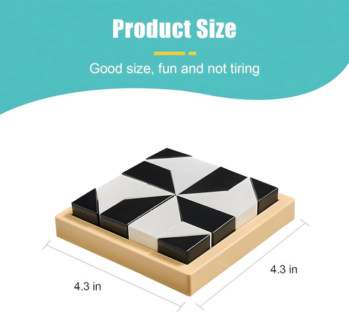 Generic 3D 120 Hidden Blocks Puzzle with Challenge Cards - Brain Teaser Logic Game for Kids Adults, Spatial Thinking