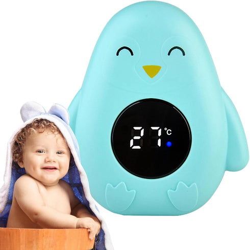 GLANSI Baby Bath Thermometer, Baby Bath Thermometer with LED Display, Digital Bath Thermometer, Bath Temperature