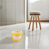 Vaguelly Portable Foldable Potty Chair, Lemon Yellow Folding Travel Toilet Seat, Portable Toilet for Boys, Lightweight