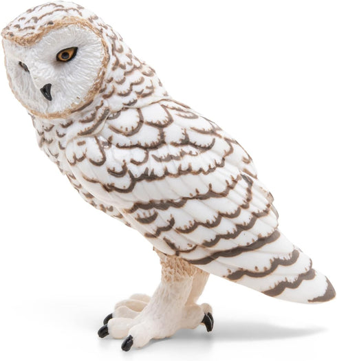Papo Hand-Painted Figurine, Wild Animal Kingdom, Snowy Owl, 50167, Collectible for Children