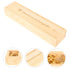 Zerodeko Wood Keepsake Storage Box for Pregnancy Test Lidded Baby Announcement Case Decorative Keepsake for Newborns