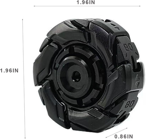 JC JIUCHUANG EDC Fidget Sliders Adults Metal Fidget Toys Adults for ADHD & Anxiety Autism Stress Relief Cool Clicker