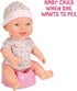 Doll,15 Inches 3+ Mother Love Potty Training Interactive Baby Doll, Baby Doll that Pees with Drinking,Baby Dolls that