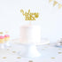 Gold Glitter Welcome Back Cake Topper, Home Party Decoration for New Home, Baby, Retirement, Maternity