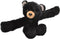 Wild Republic Huggers Black Bear Plush Toy, 8 inches Slap Bracelet Stuffed Animal for Kids